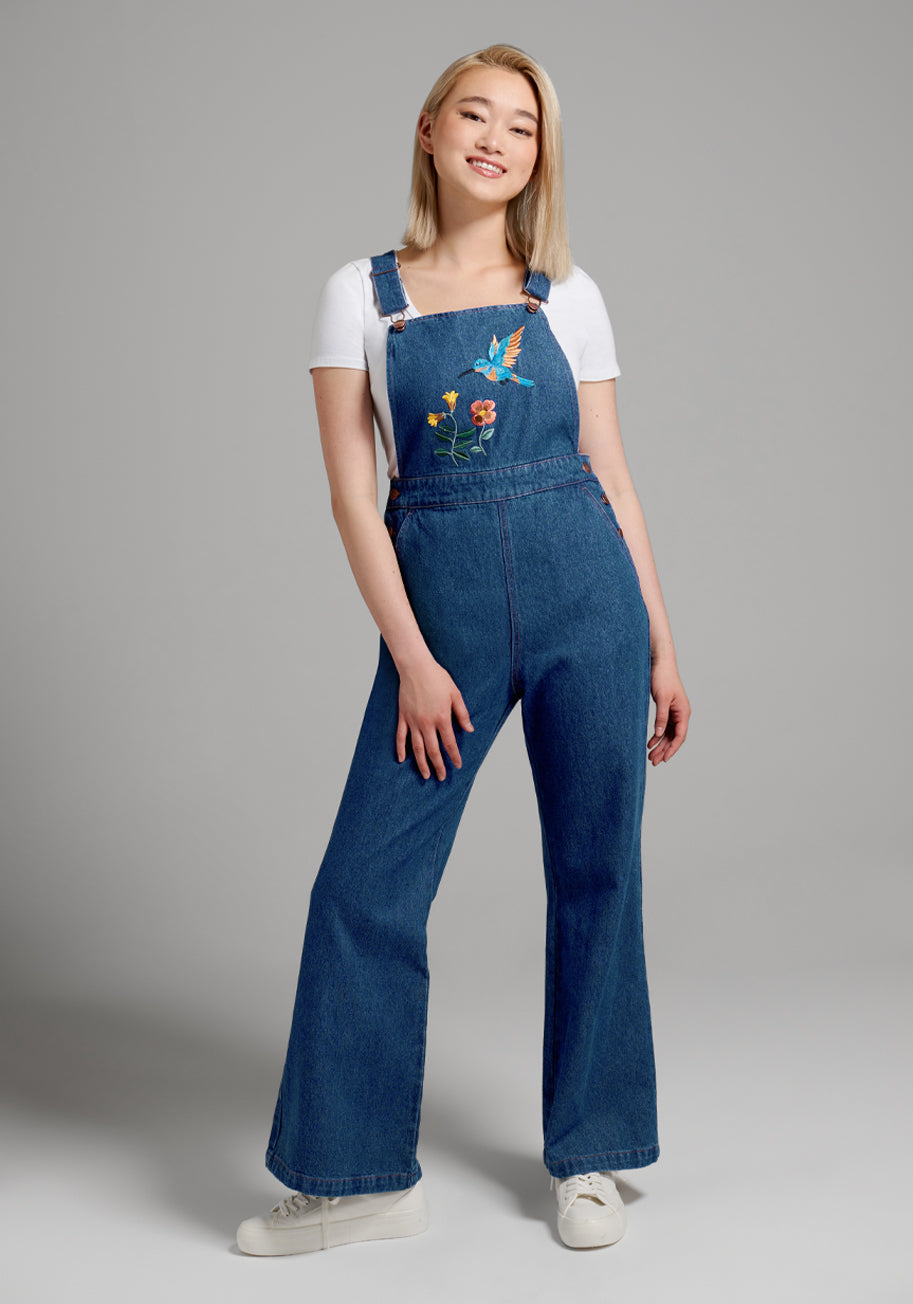 You Really Got Me Wide-Leg Overalls