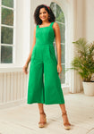 Fitted Fit-and-Flare Jumpsuit