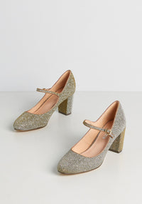 Attention to Excellence Glitter Heel | ModCloth