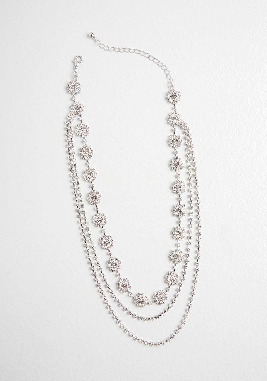 Crystals Galore Layer Necklace