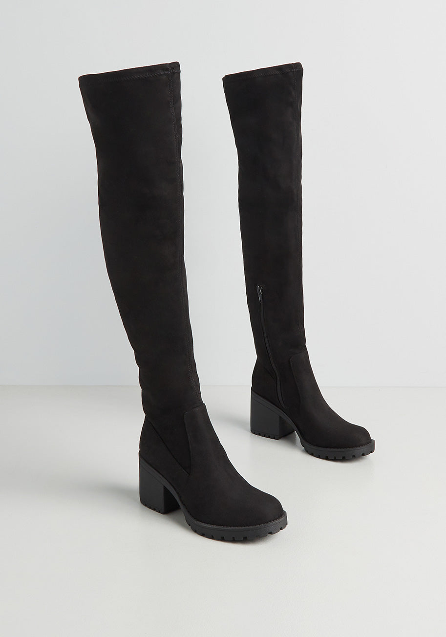 Create Quite a Stir Over-The-Knee Boot