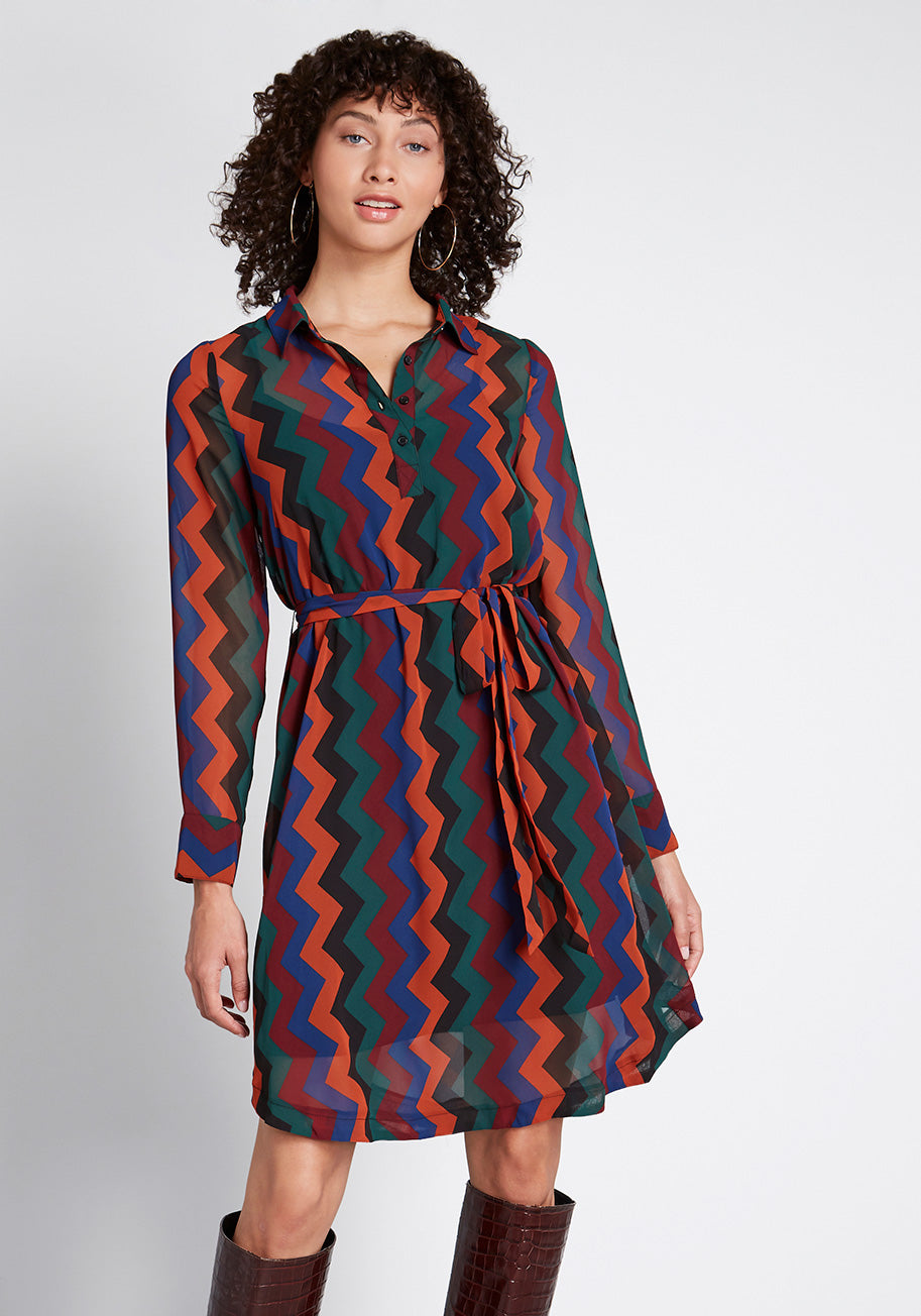 A Fine Design Shirt Dress