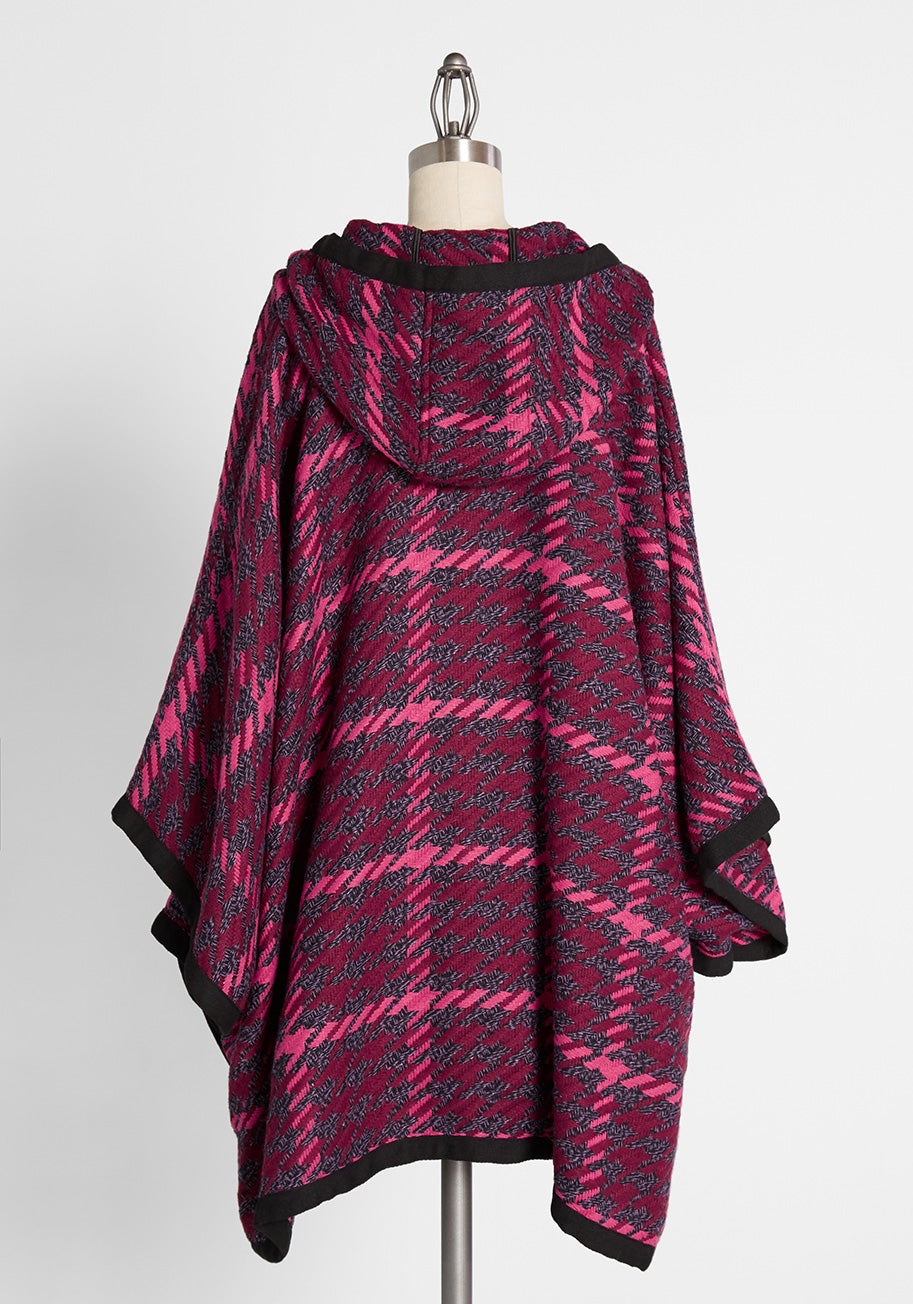 Little Plaid Riding Hood Cape