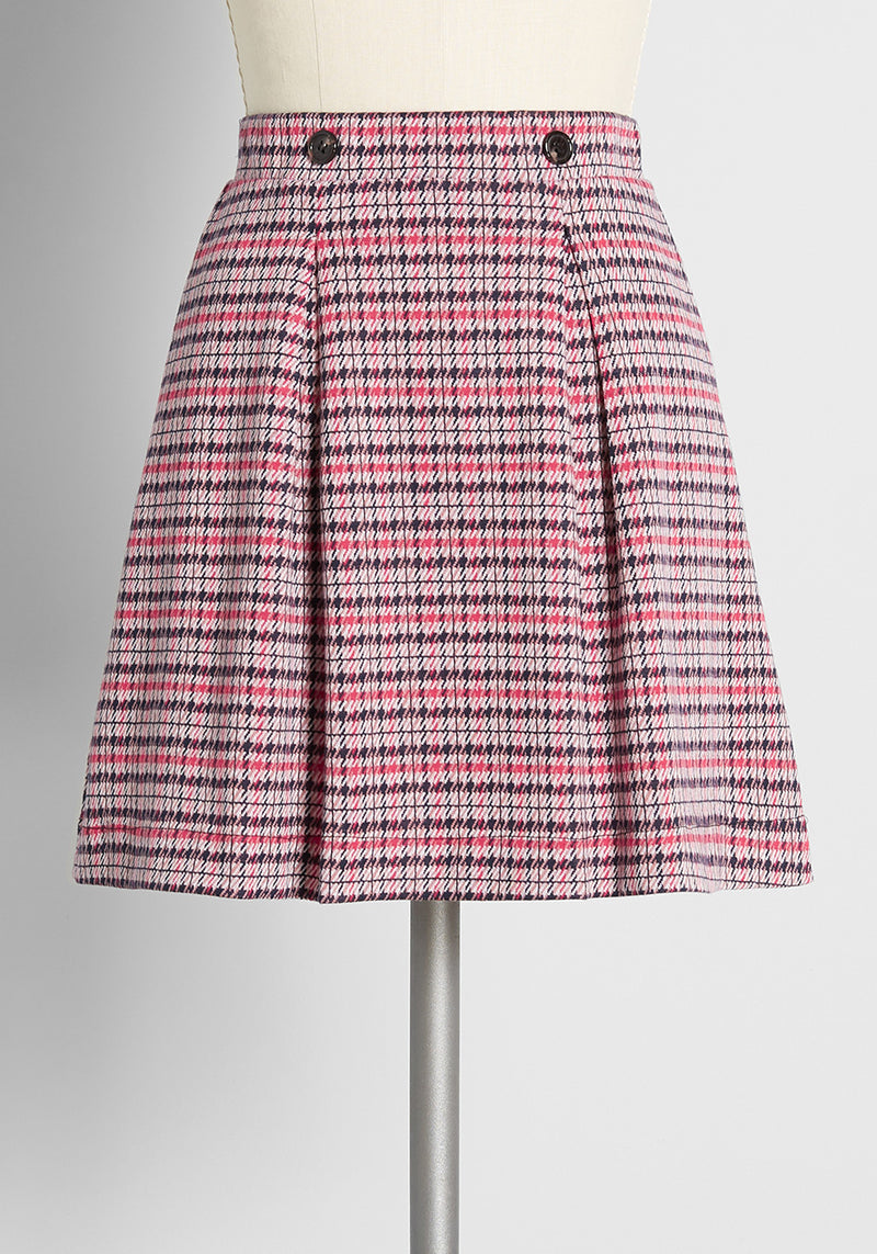 Treat Me Sweet Pleated Mini Skirt | ModCloth