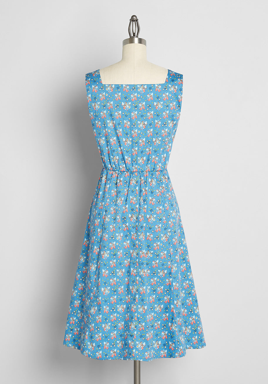 Continues to Blossom Midi Dress