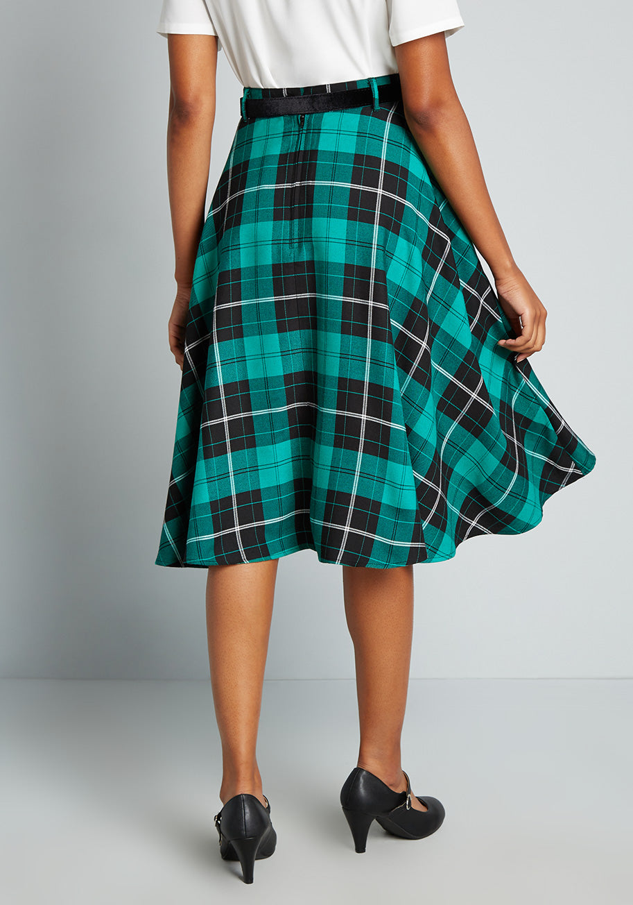 Prep School Precious Swing Skirt