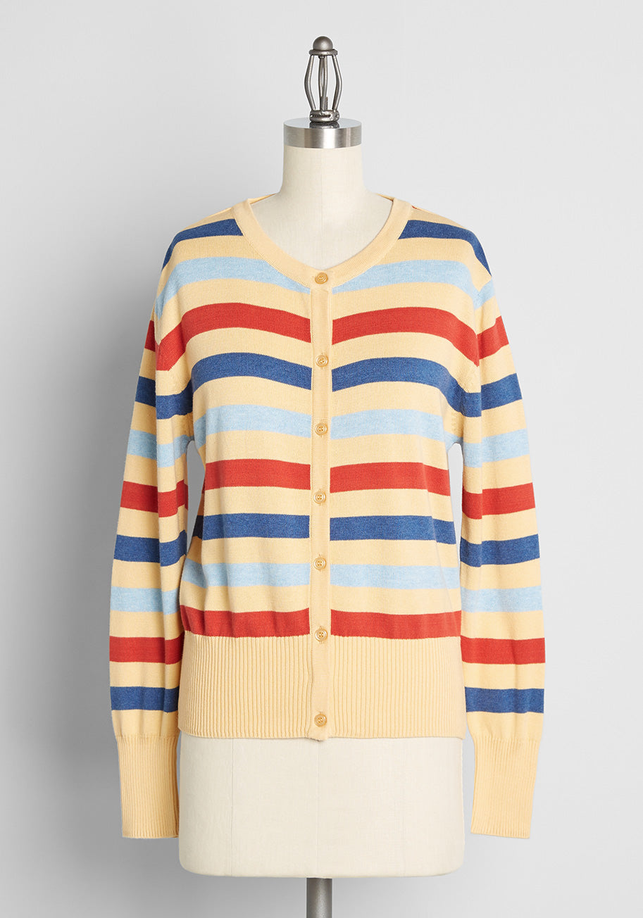 Hyped and Striped Cardigan