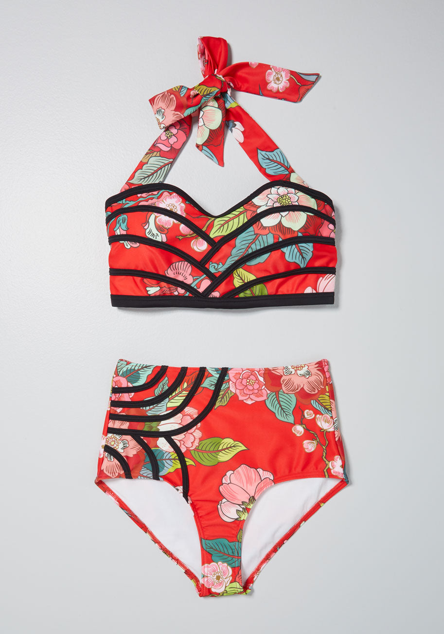 The Geena High-Waisted Bikini Bottom