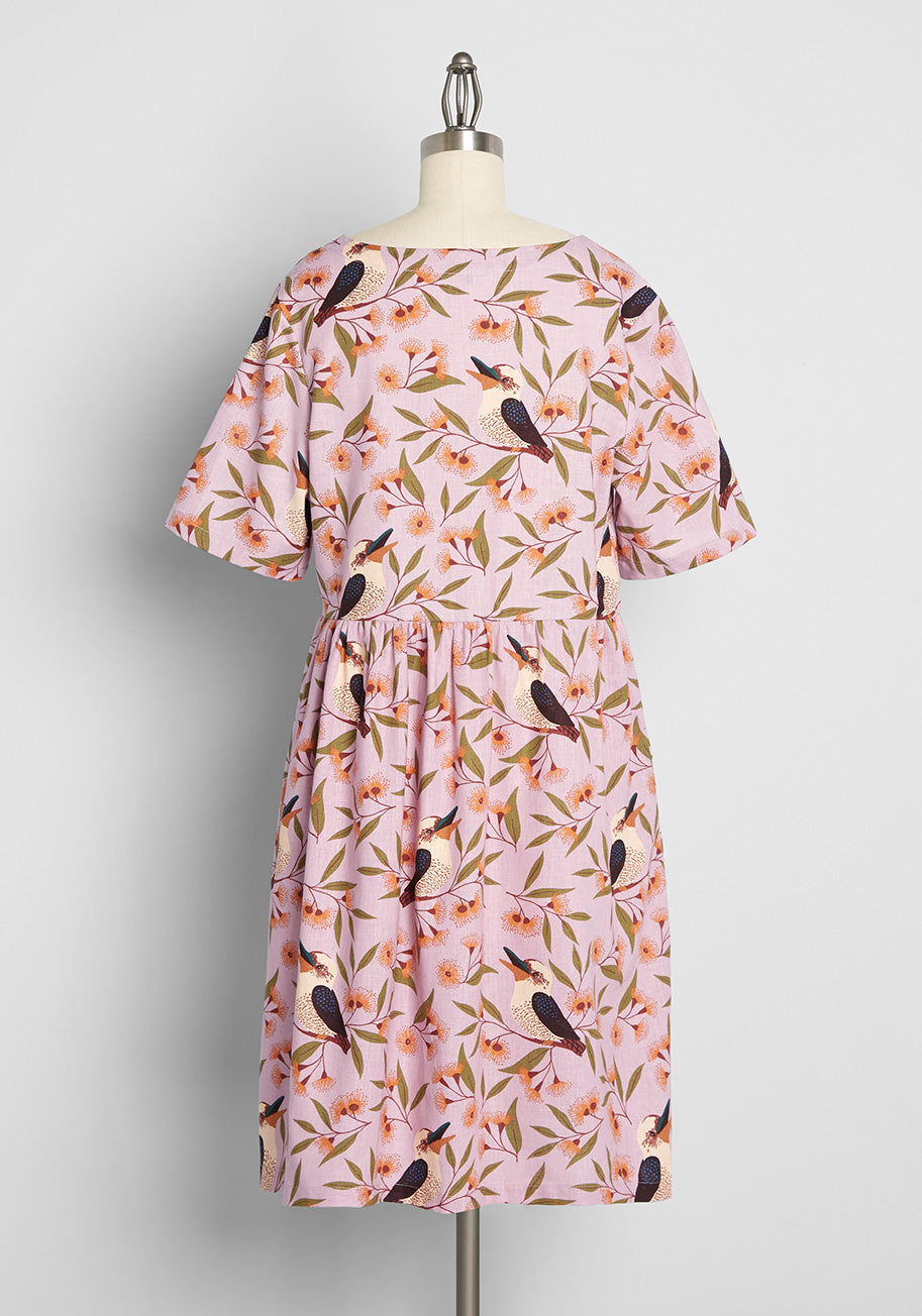 Take Me To Perch Smock Dress