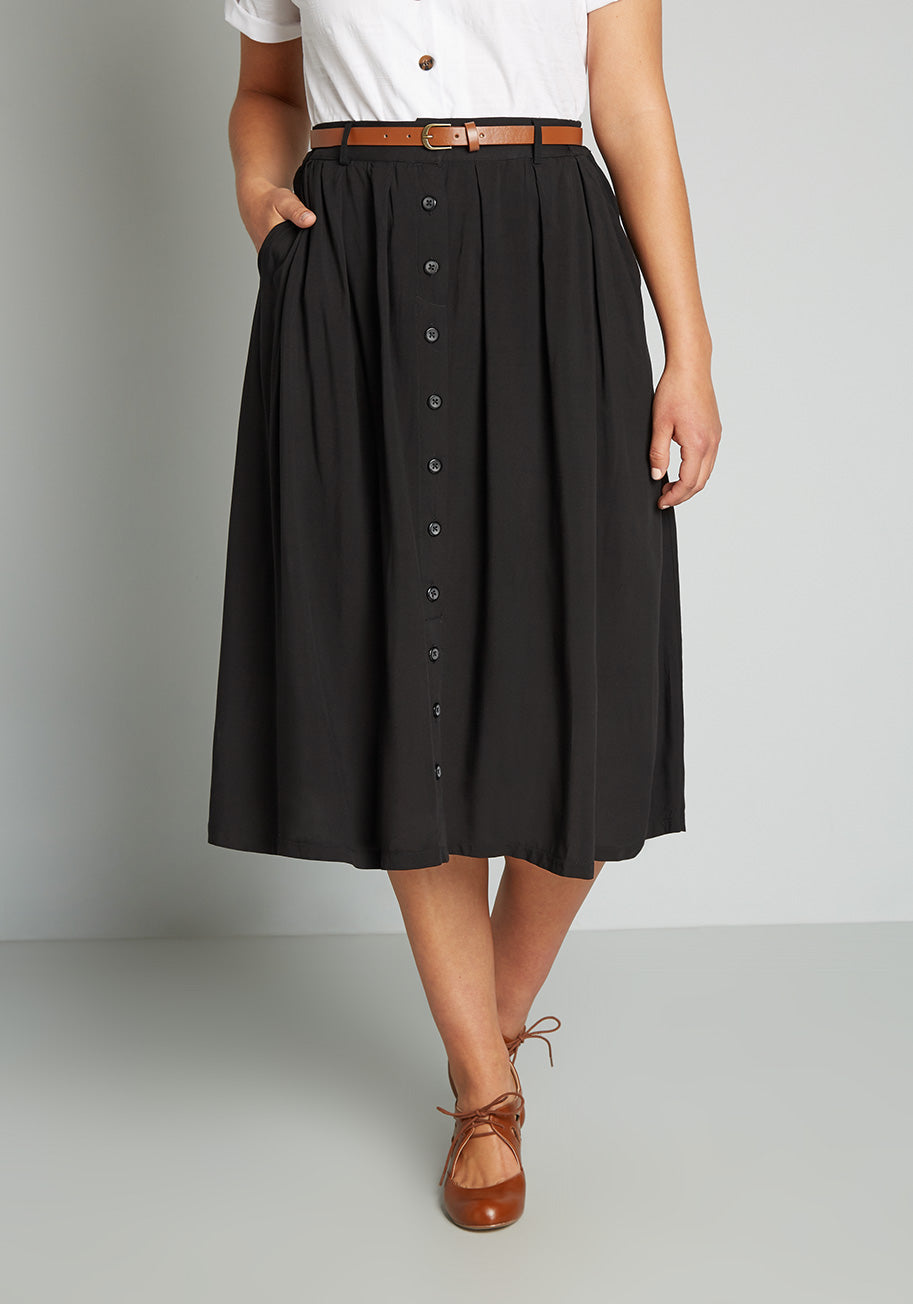 Bookstore's Best Midi Skirt