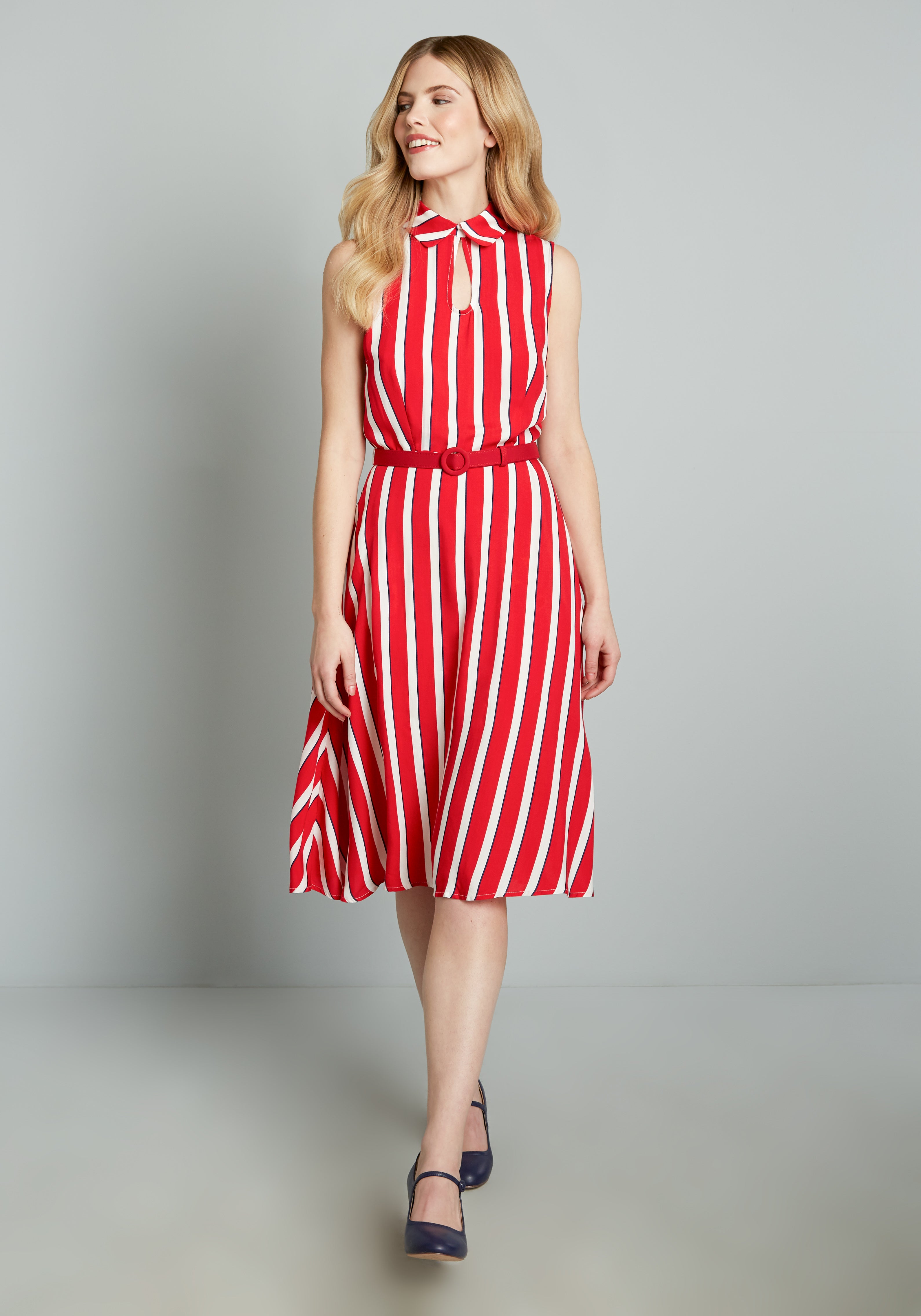 ModCloth x Collectif Posh Your Luck A-Line Dress