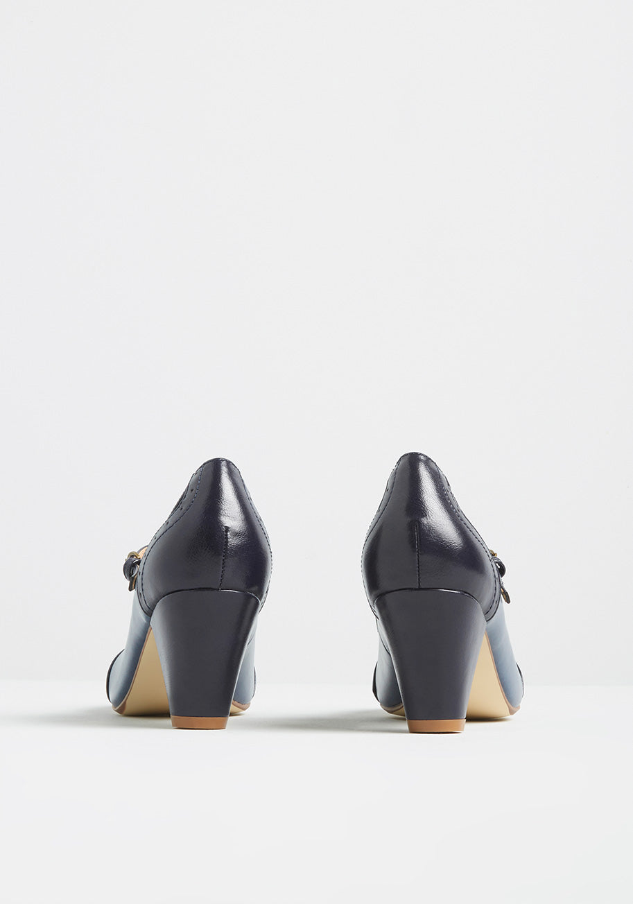 Gallery Opener T-Strap Heel