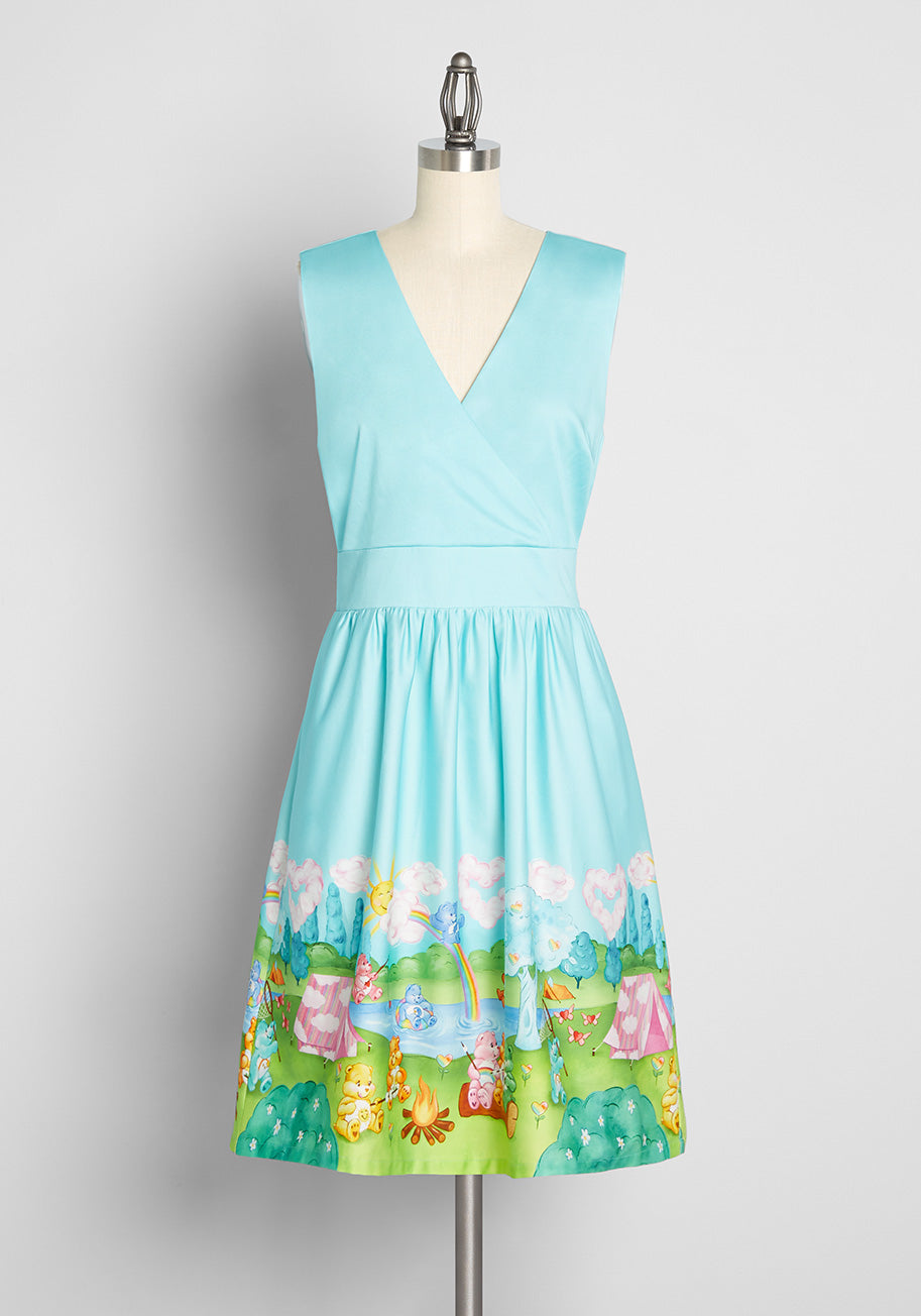 ModCloth X Care Bears Next-Level Adorable Fit And Flare Dress