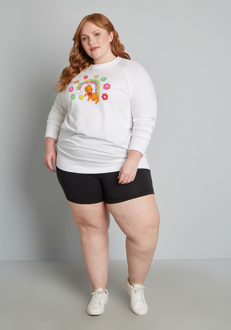 ModCloth x Marisol Muro Rush of Style Cotton Sweatshirt