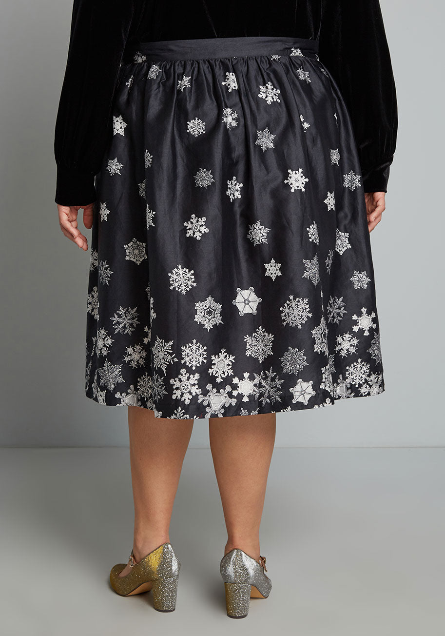 Falling For Winter A-Line Skirt