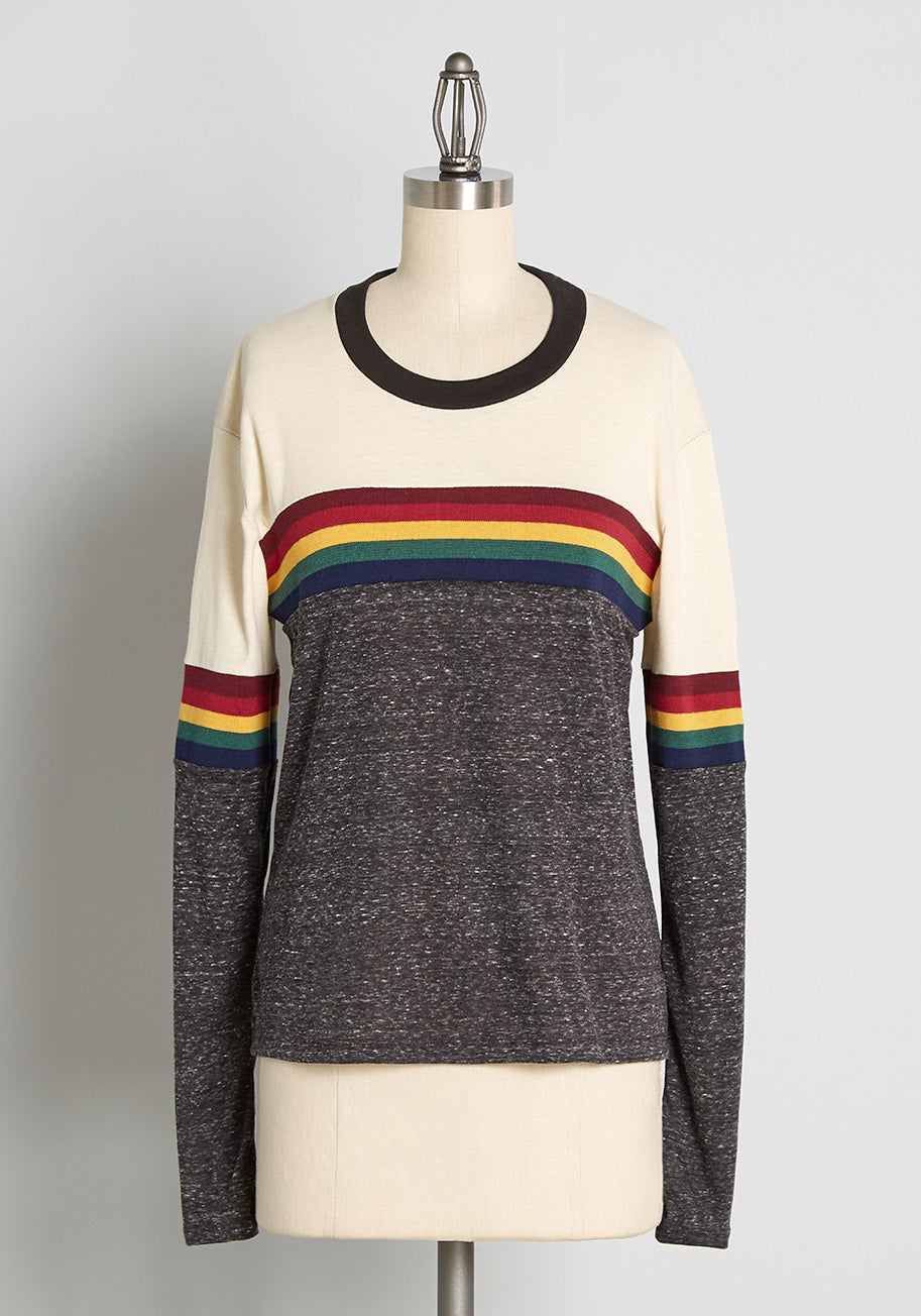 ModCloth x CAMP Collection Rain Shower Power Long Sleeve Tee