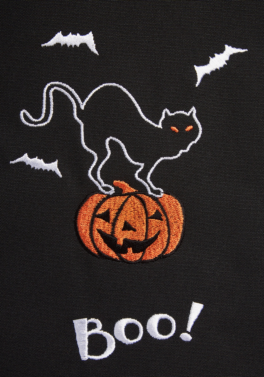 Halloween Black Cat Kitchen Towel Set