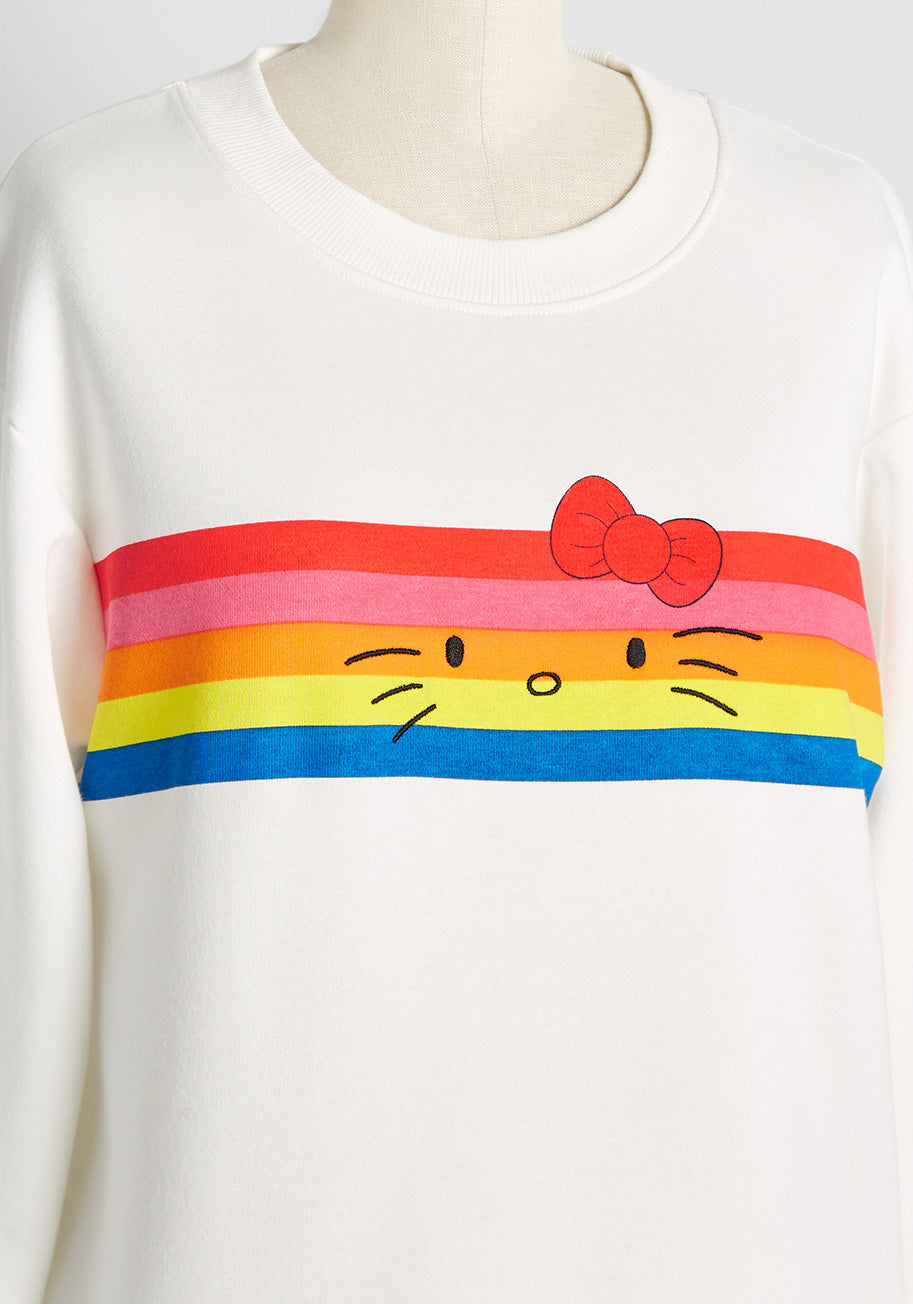 ModCloth x Hello Kitty Peek-A-Supercute Sweatshirt