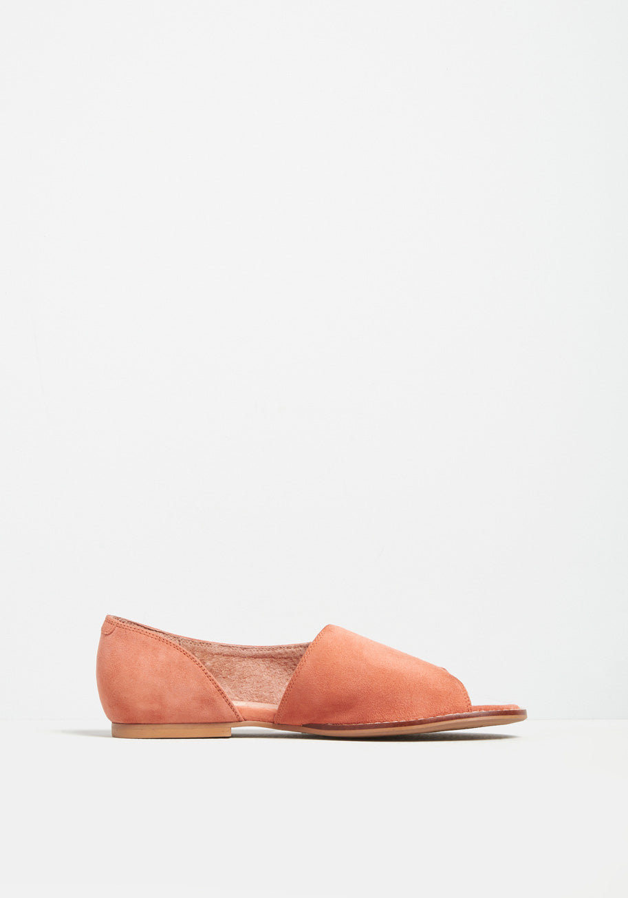 Radiant Suede Flat