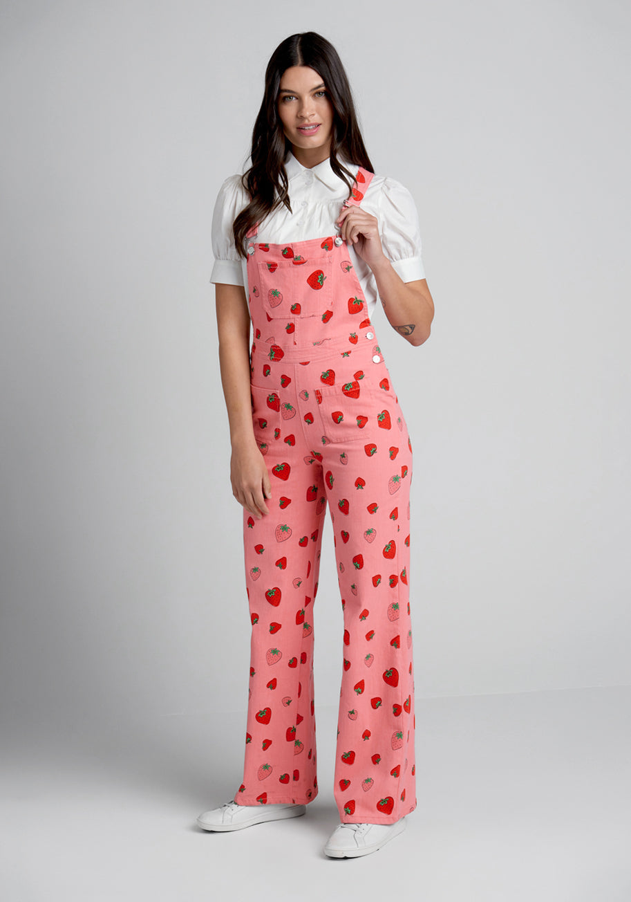 Sweeten The Deal Wide-Leg Overalls