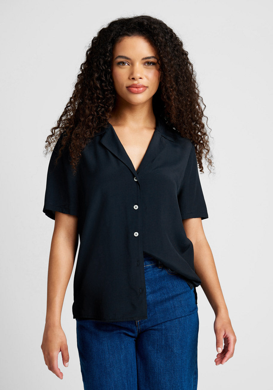 Call It A Classic Camp Collar Shirt