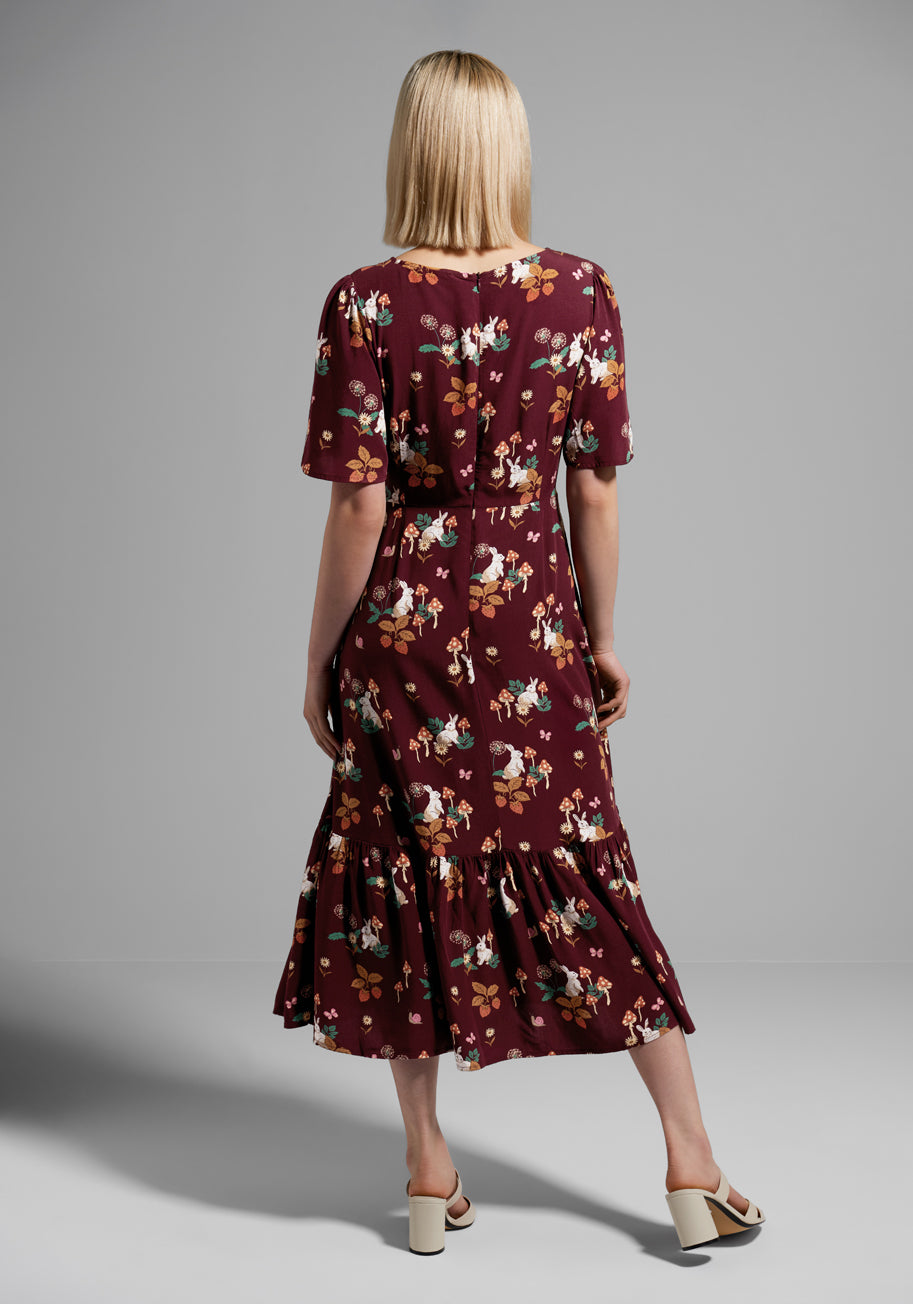 Bring The Whimsy Midi Dress