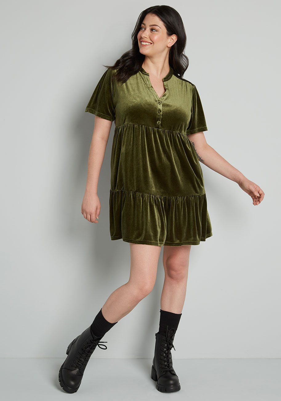 Levels of Levity Tiered Babydoll Dress