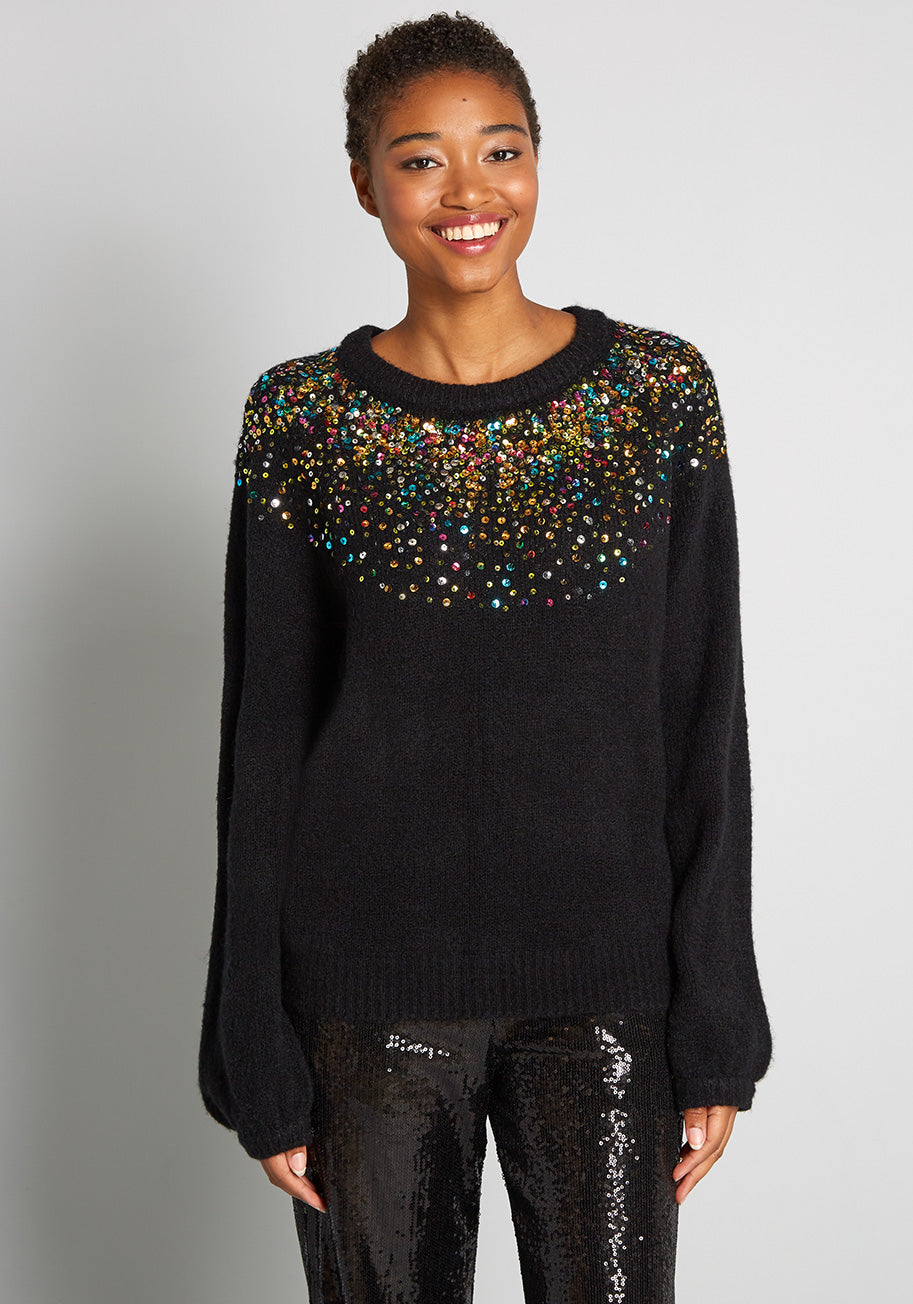 Confetti Chaos Pullover Sweater