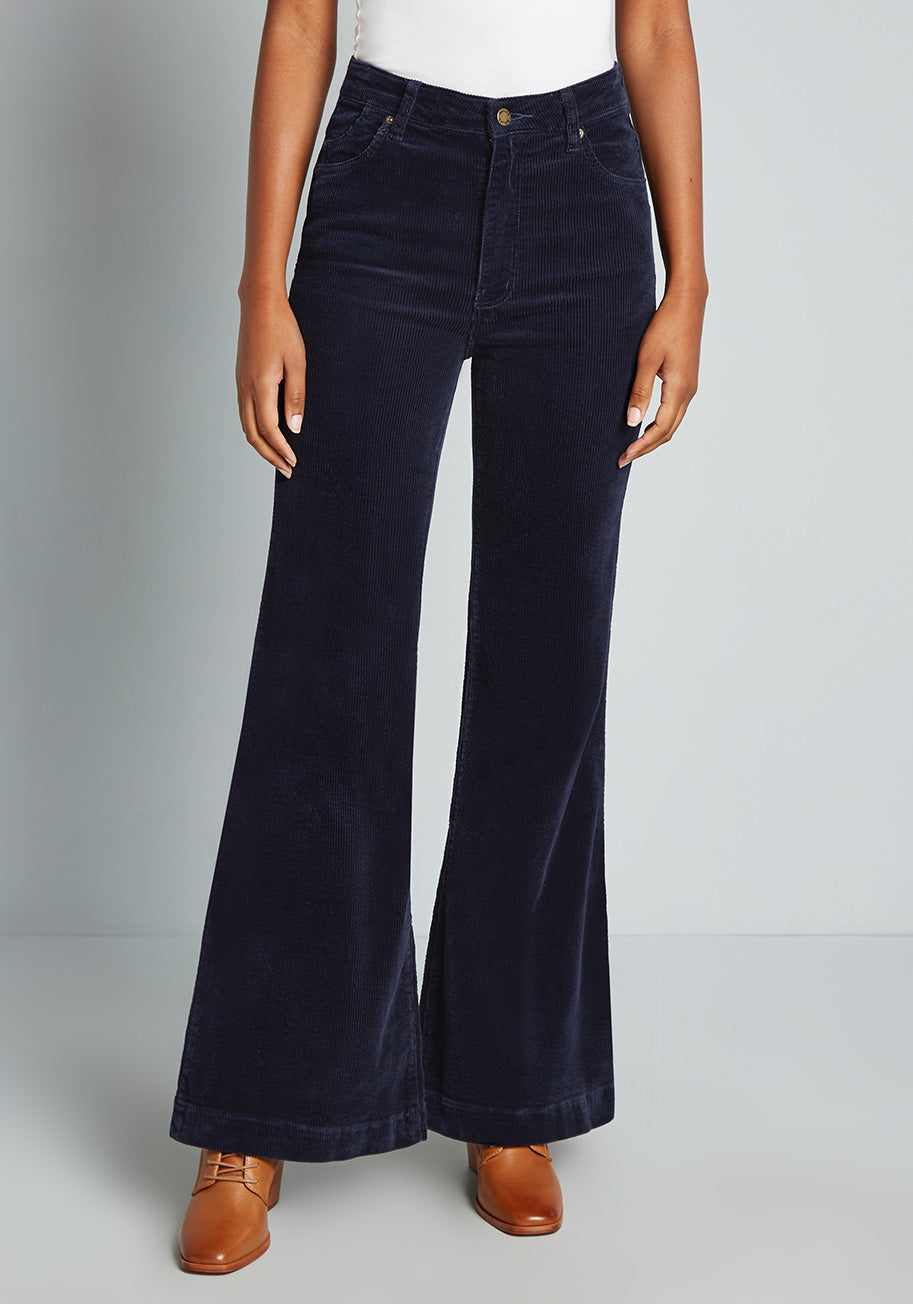 So Seventies Savvy Corduroy Flare Pants