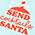 Send Cocktails, Santa Tea Towel