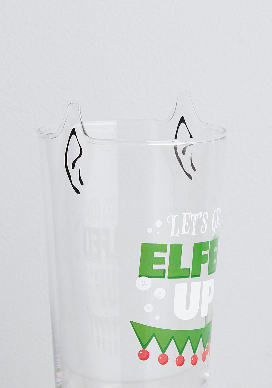 Getting Elfed Up Pint Glass