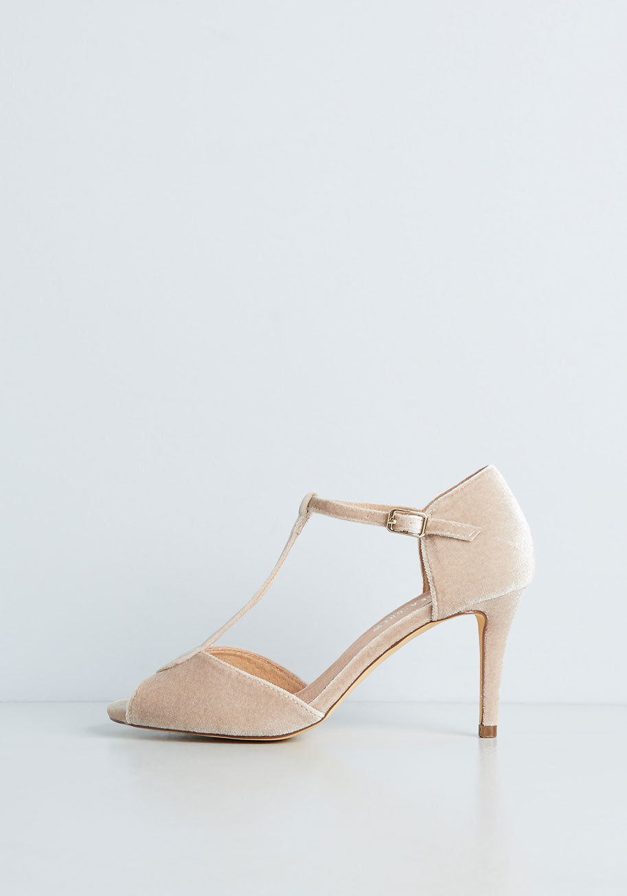 Gala Gorgeous T-Strap Heel