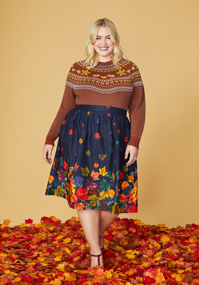 Falling For Autumn A-Line Skirt | ModCloth