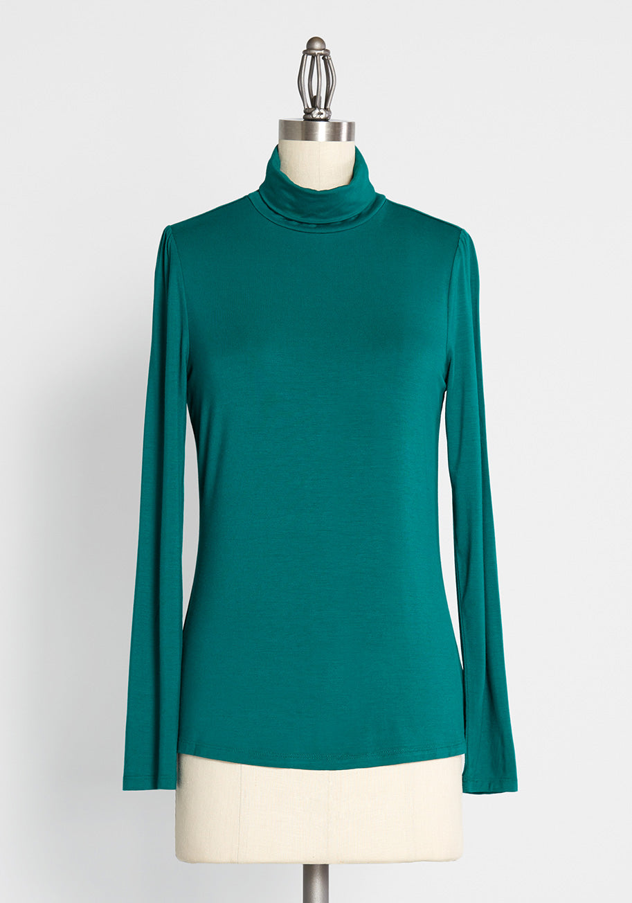 Classic and Cozy Turtleneck Top