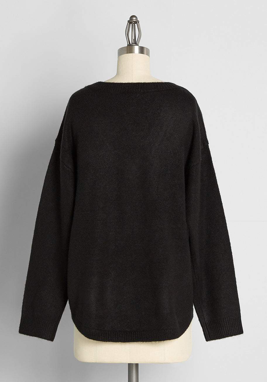 Call Me Cozy V-Neck Sweater