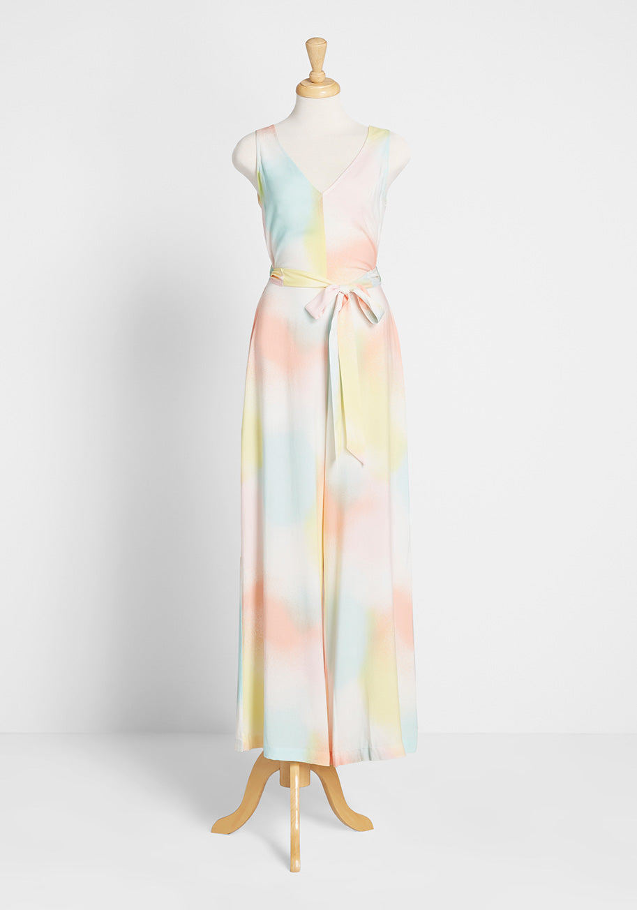 Delight of My Life Tie-Waist Jumpsuit