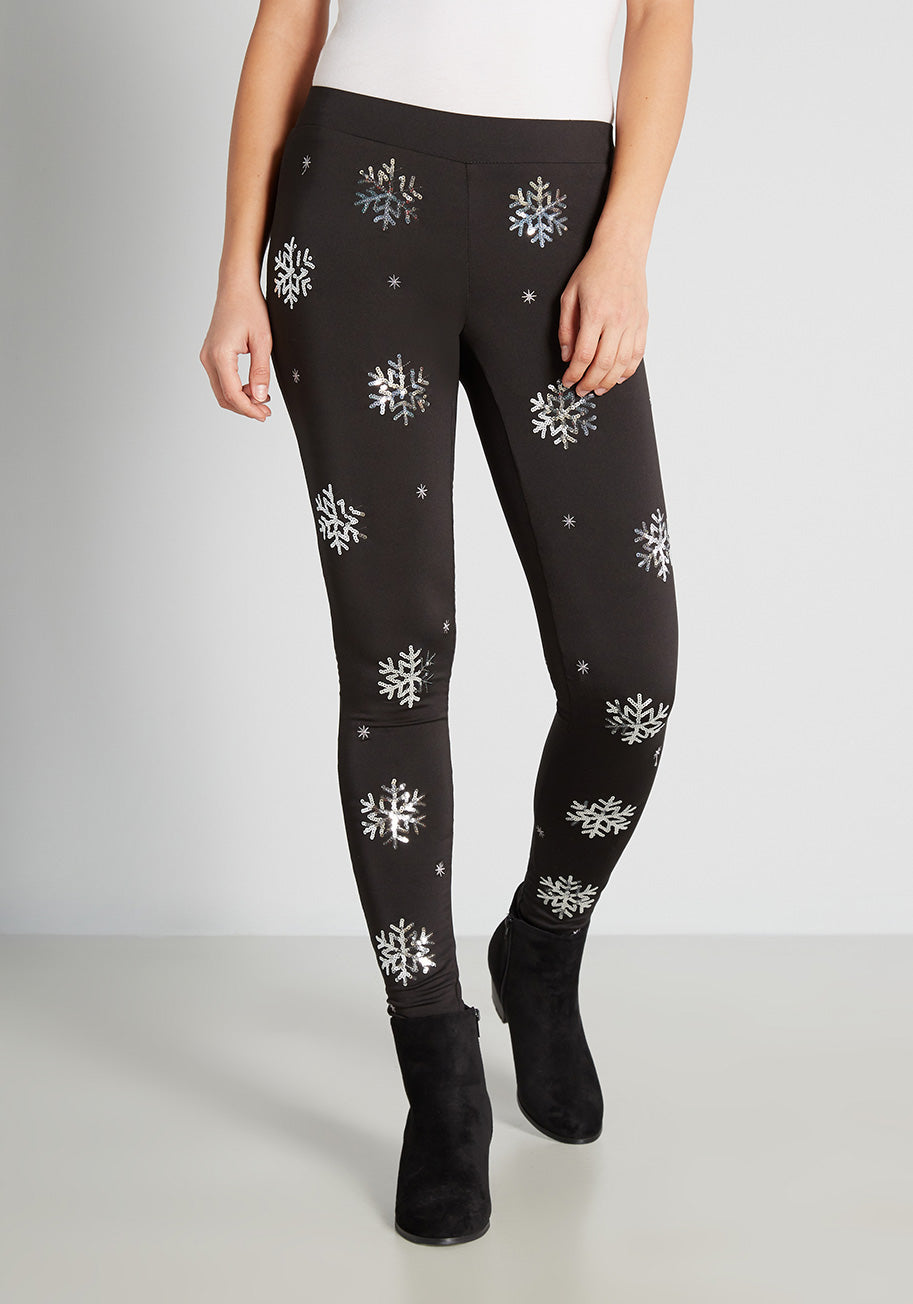 Shimmering Snowfall Leggings