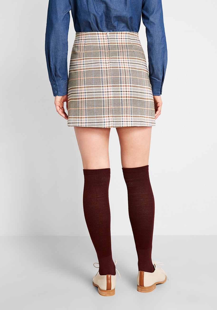 The Bottom Line Mini Skirt