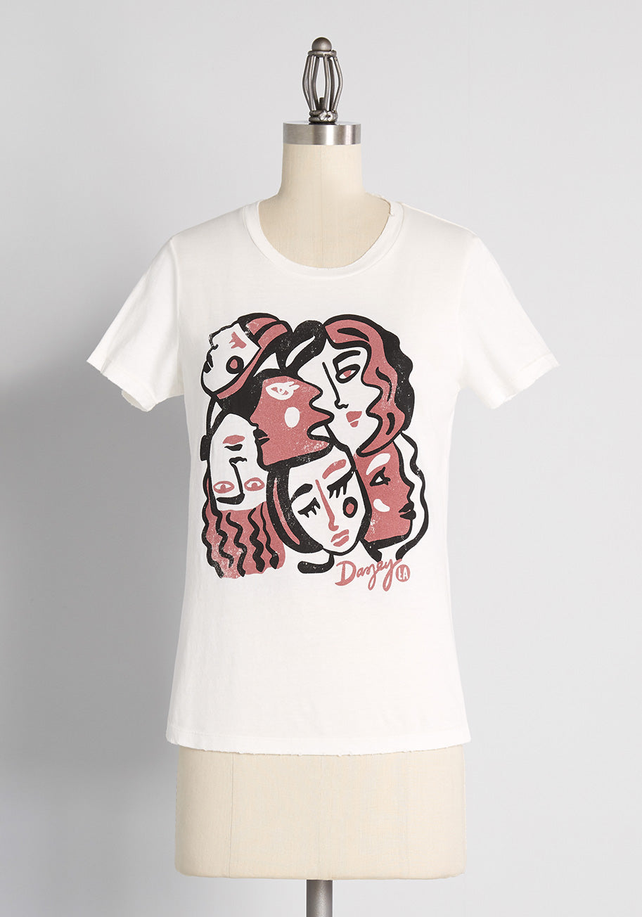 Girl Gaze Graphic Tee