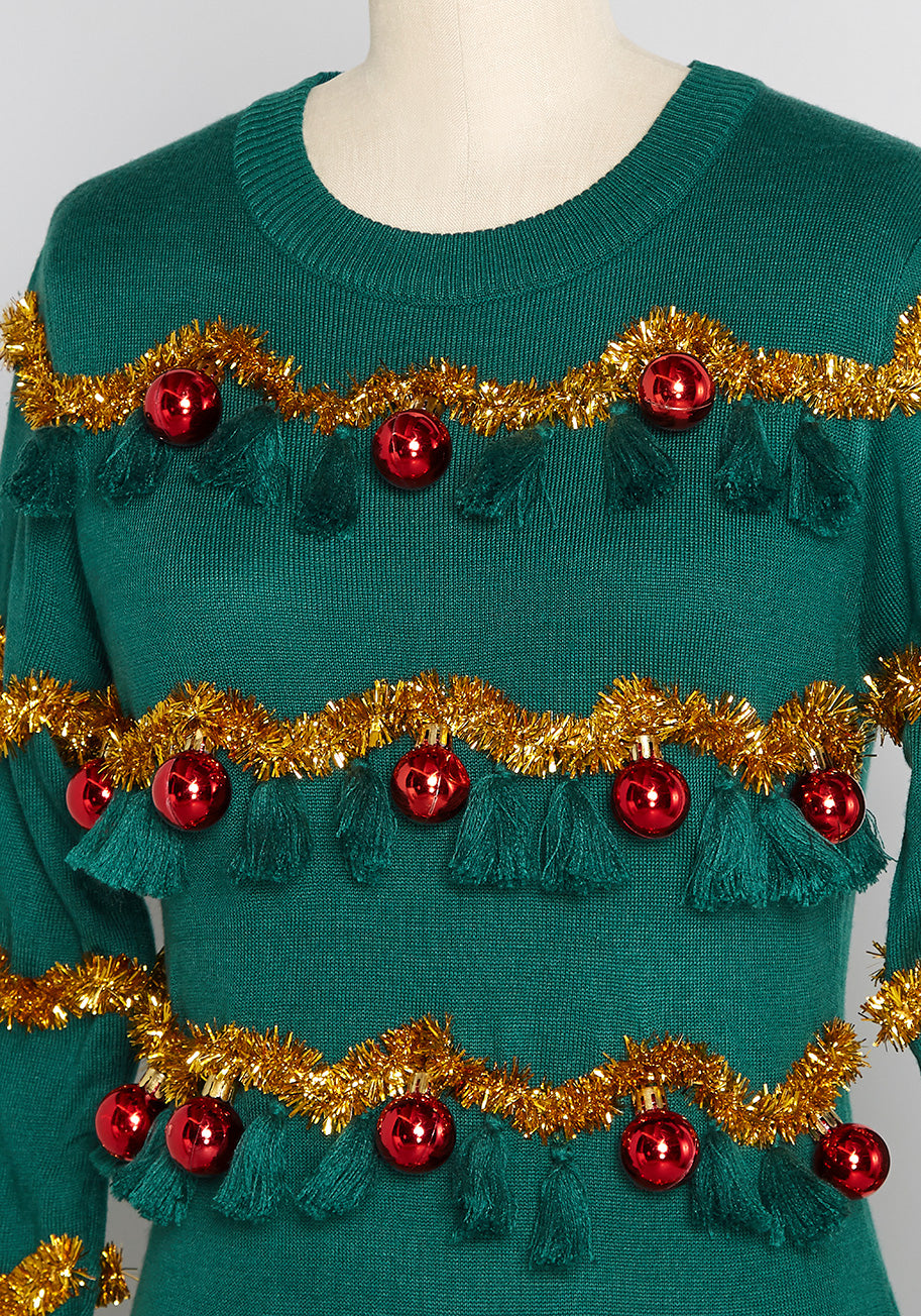 Oh! Christmas Me Sweater Dress