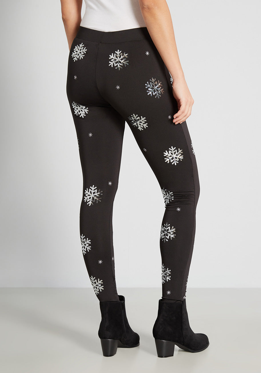 Shimmering Snowfall Leggings