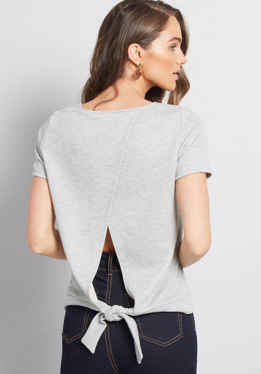 Back To Back Knit Top