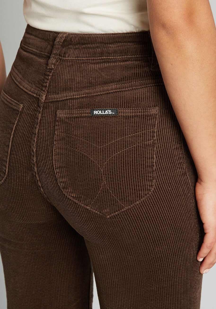 So Seventies Savvy Corduroy Flare Pants