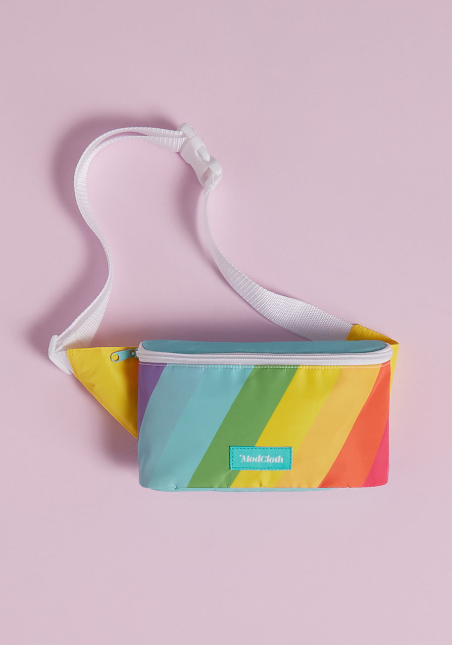 Rad Rainbow Stripe Fanny Pack