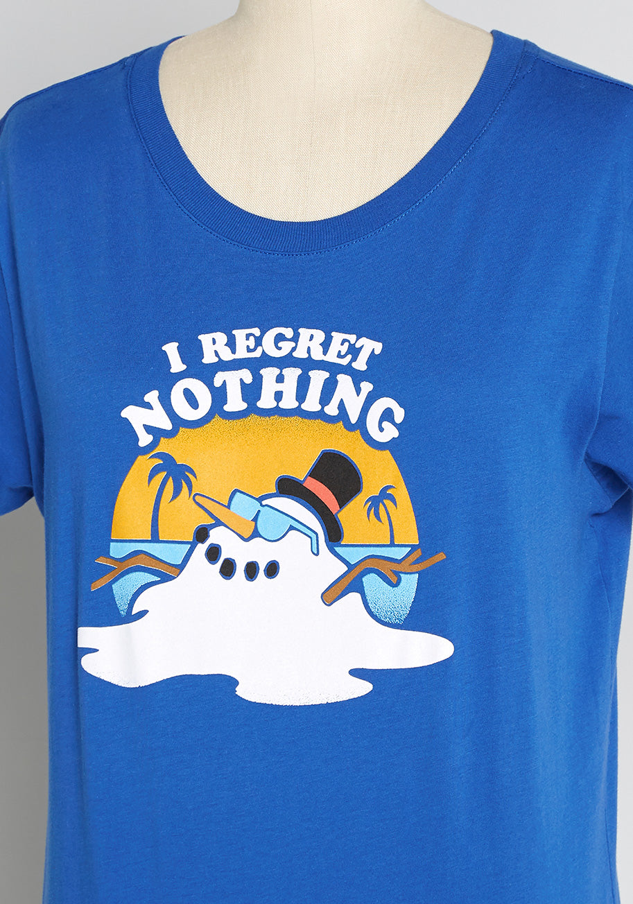 Regret Nothing Graphic Tee