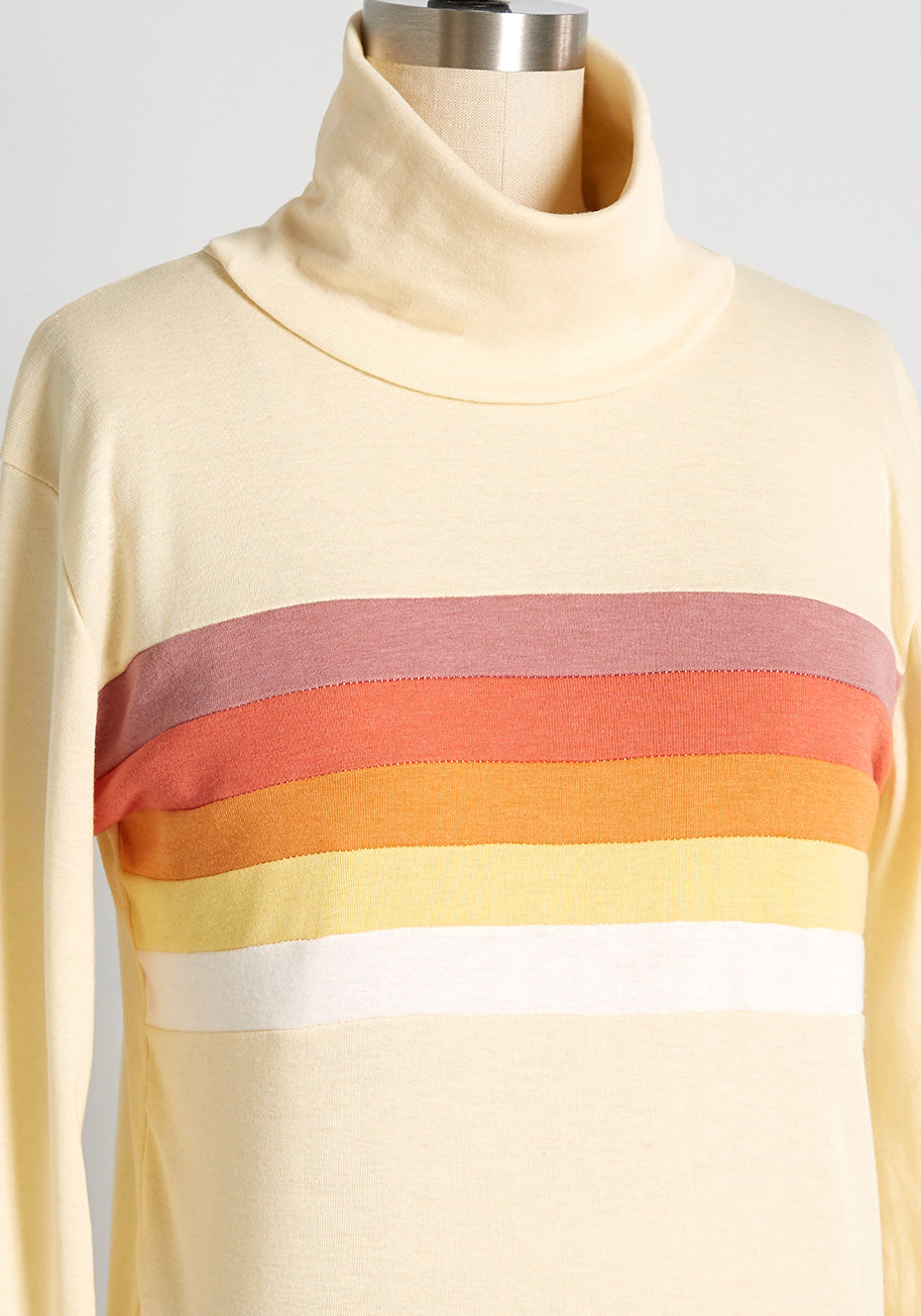 ModCloth x CAMP Collection Everlasting Sunshine Turtleneck Top