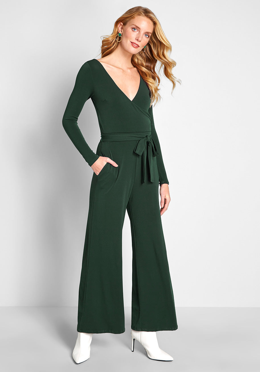 Elegant Everywhere Long Sleeve Jumpsuit