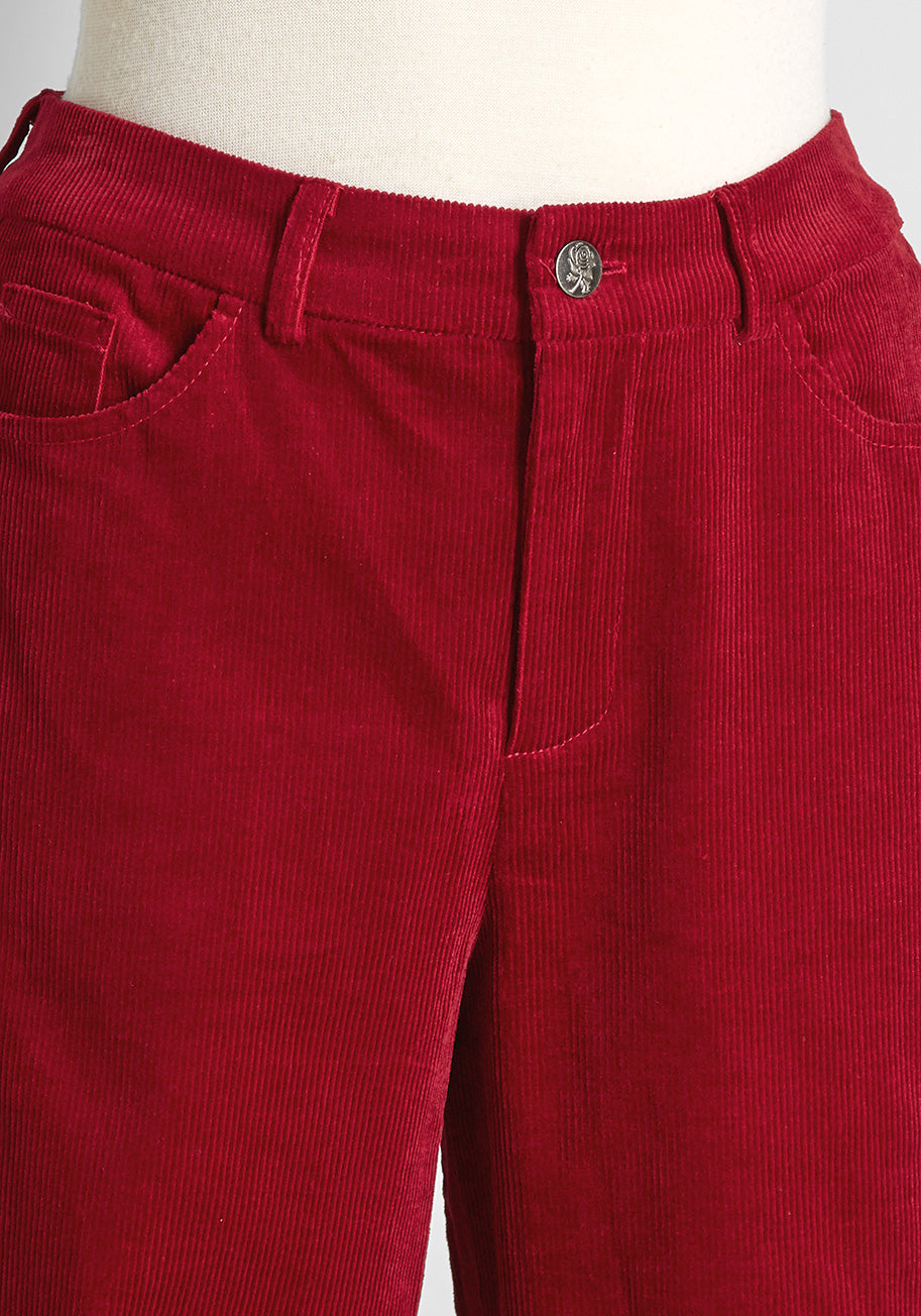 Ruddy Radiance Cord Pants