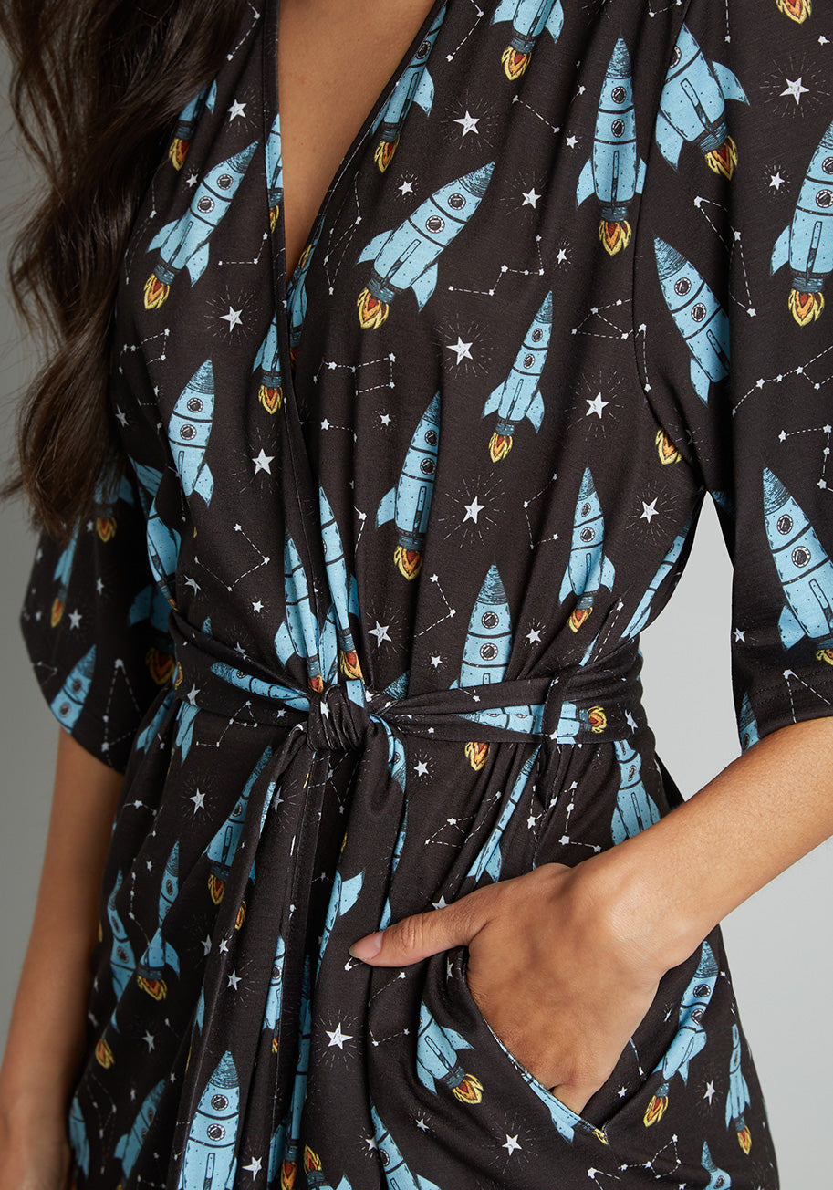 Mornings Are A Blast Lounging Robe