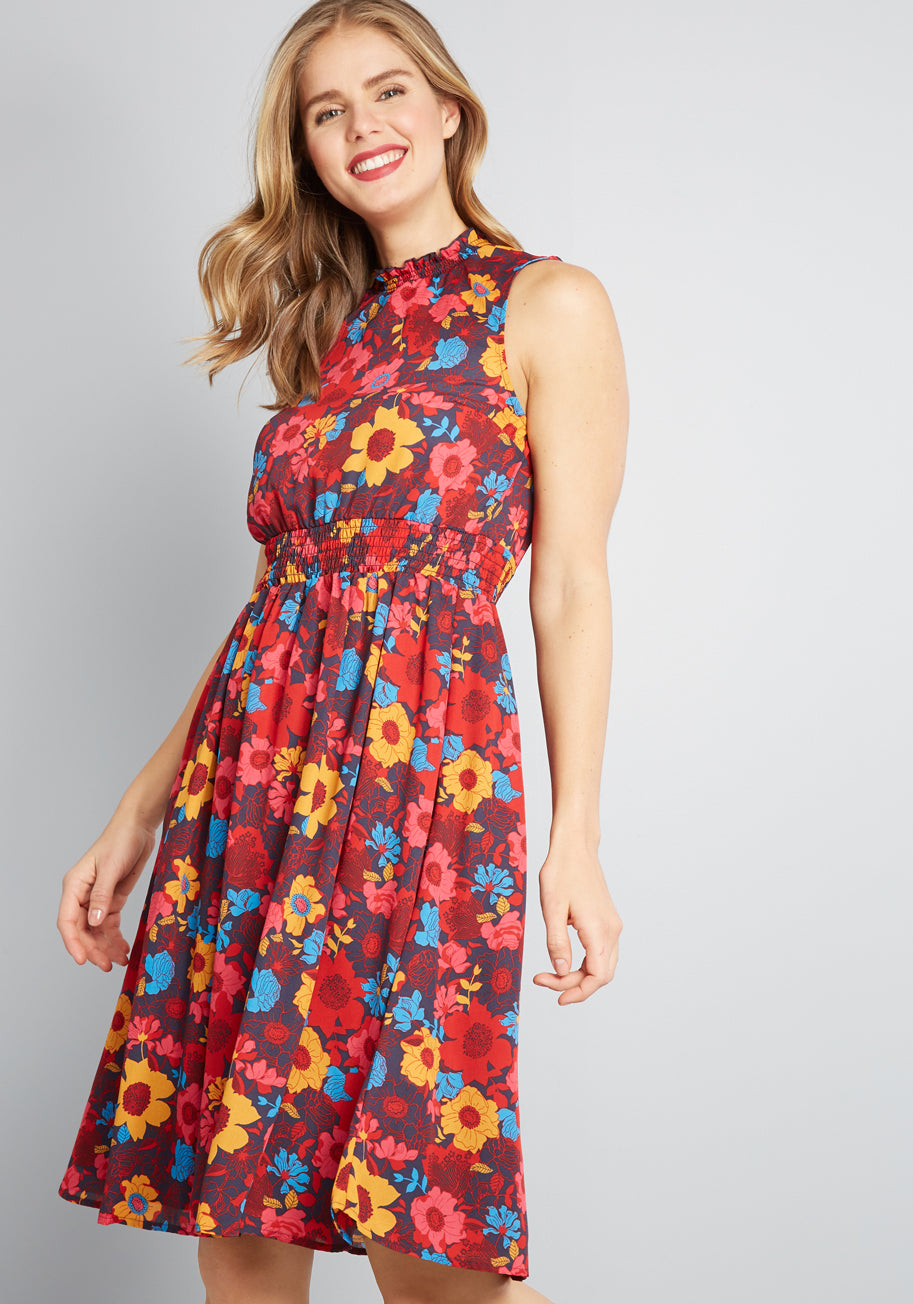 Savor the Occasion Woven A-Line Dress